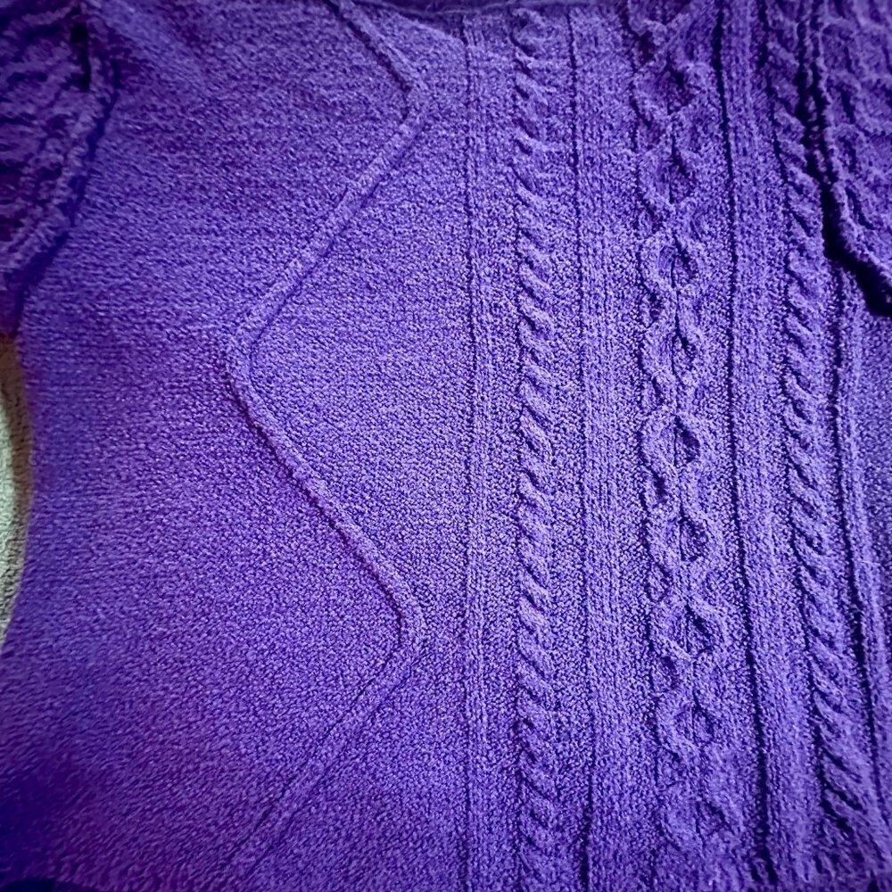 Free People Baby Cable Knit Tee Blue - Picture 12 of 12